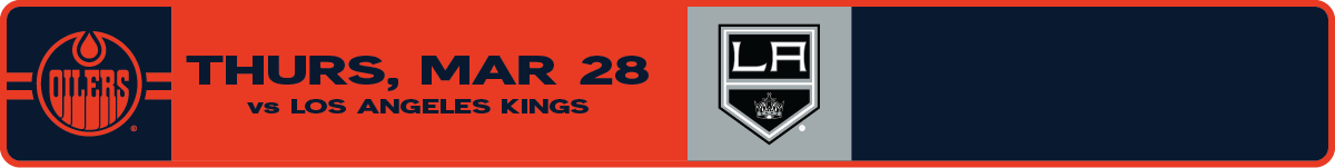 Home Game 35 - Edmonton Oilers vs.  Los Angeles Kings, March 28, Alternate Jersey